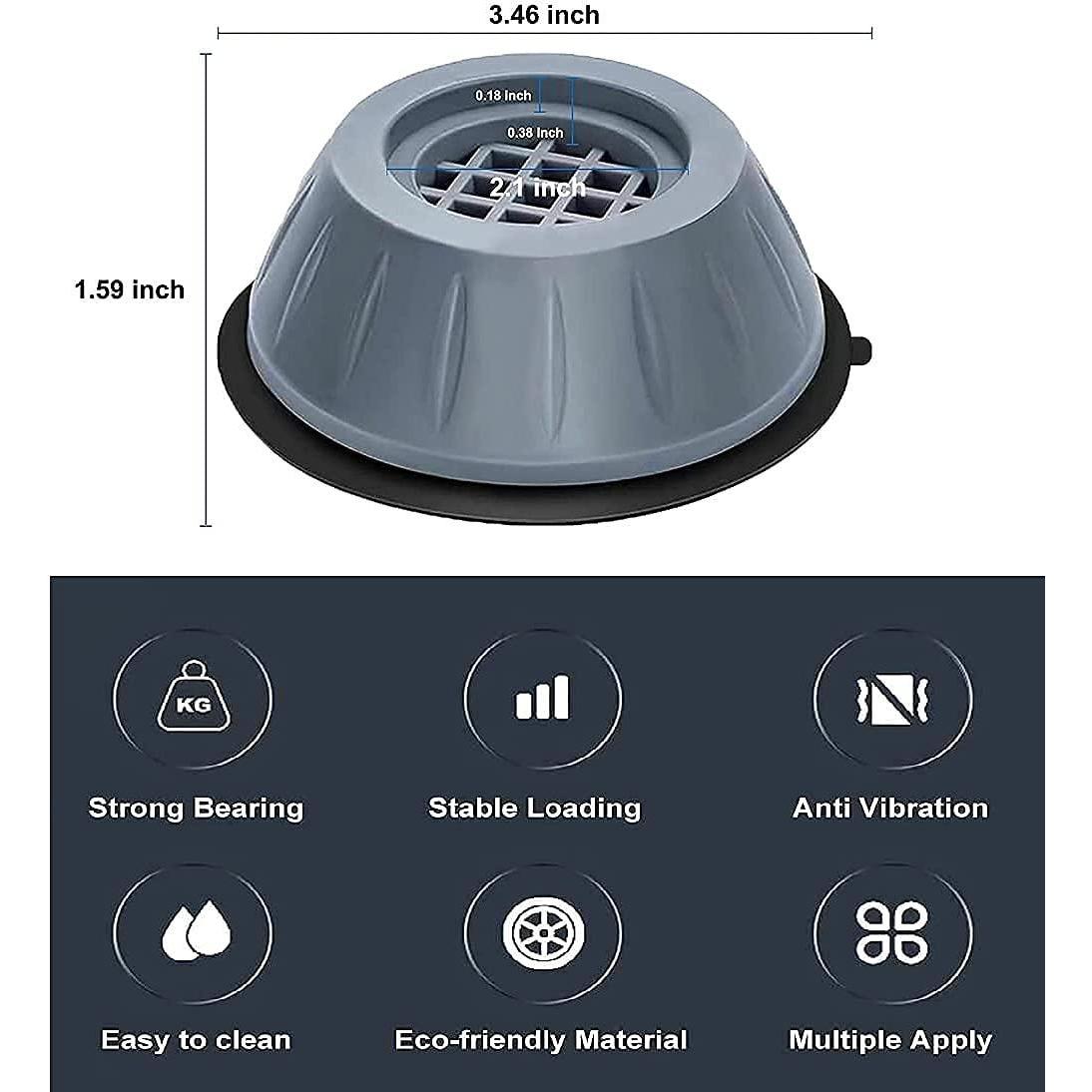 Anti Vibration Pad-Anti-Vibration Pads For Washing Machine - 04 PCS