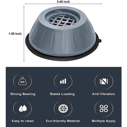 Anti Vibration Pad-Anti-Vibration Pads For Washing Machine - 04 PCS