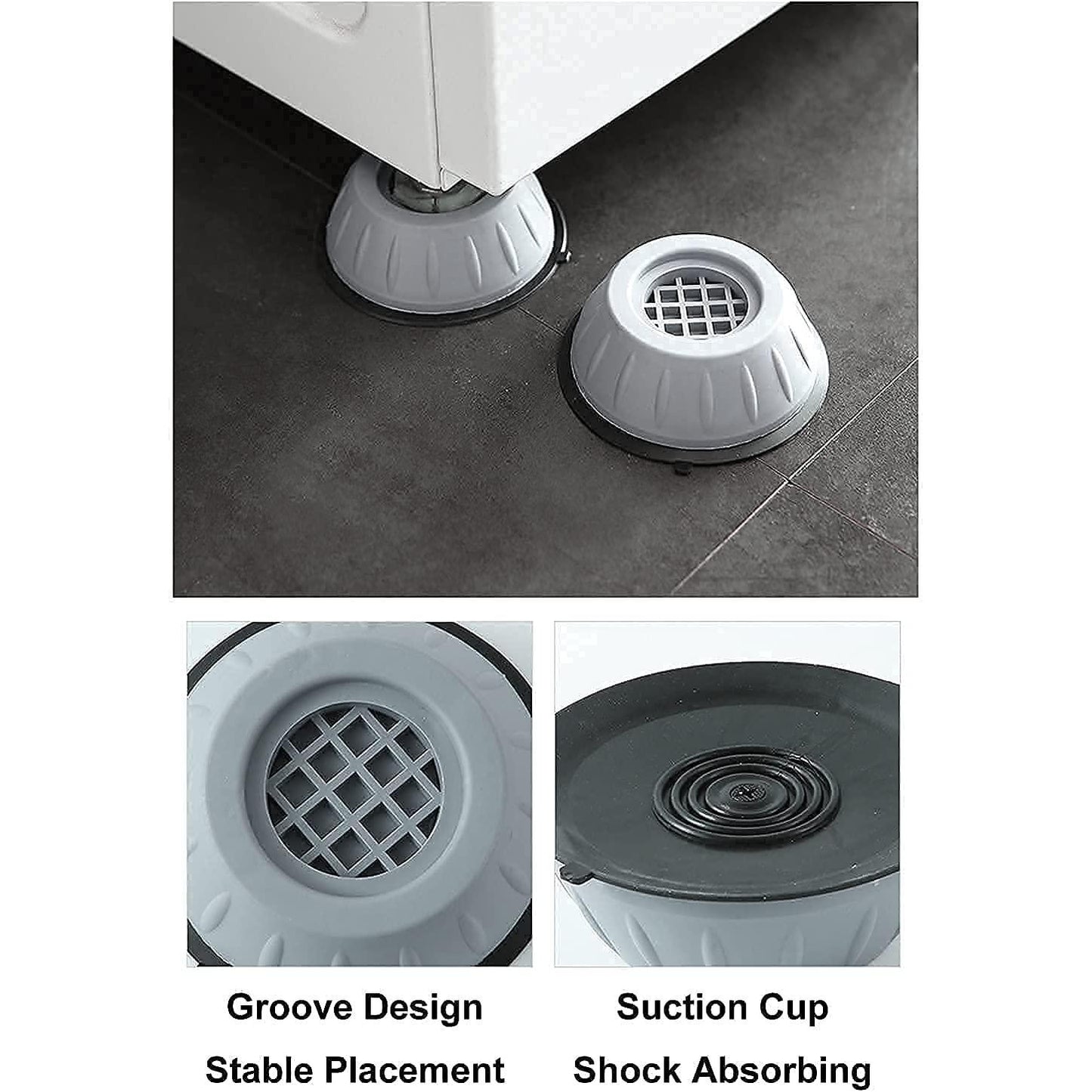 Anti Vibration Pad-Anti-Vibration Pads For Washing Machine - 04 PCS