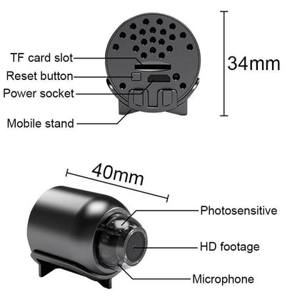 1080P X5 Mini Camera Night Vision Hidden Camera